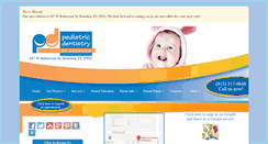Desktop Screenshot of pedodentbrandon.com